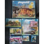 PLAYMOBIL; A COLLECTION OF BOXED SETS to include pool set 3650 and Zoo 3638 (as lotted)
