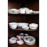 A QUANTITY OF ROYAL WORCESTER EVESHAM DINNERWARE, Paragon teaware and Haddon Hall teaware