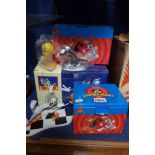 A COLLECTION OF WARNER BROS LOONEY TUNES FIGURES boxed, including Tom & Jerry, Daffy Duck, Bugs
