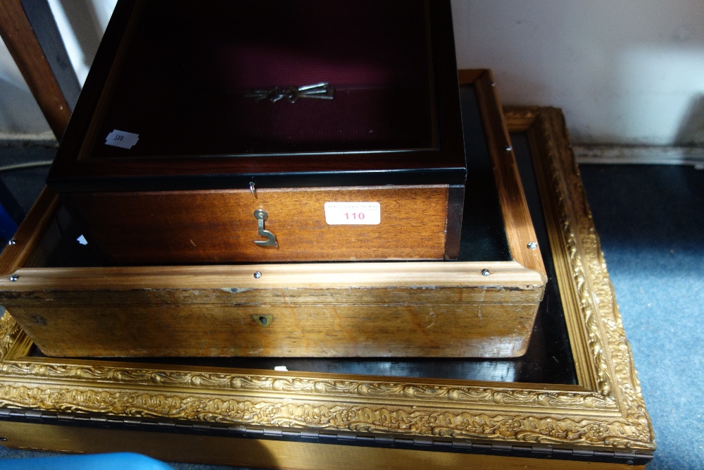 THREE TABLE TOP JEWELLERY DISPLAY CABINETS