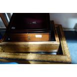 THREE TABLE TOP JEWELLERY DISPLAY CABINETS