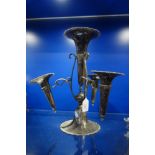 A SILVER PLATED EPERGNE