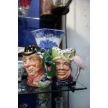 A ROYAL DOULTON CHARACTER JUG 'The Walrus and Carpenter' another 'Ugly Duchess' and a large Spode