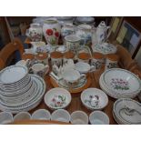 A COLLECTION OF PORTMEIRION BOTANIC GARDEN DINNERWARE, including measuring jug, toast rack,