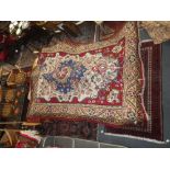 A CREAM GROUND BULGARIAN KOTEL KELIM RUG, DATED 1998 206 cm x 270 cm plus fringes