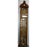 A GOTHIC OAK CASED ADMIRAL FITZROY'S BAROMETER
