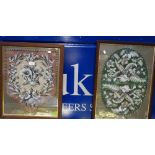 A COLLECTION OF FRAMED VICTORIAN BEADWORK