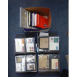 A COLLECTION OF FIRST DAY COVERS and stamp albums