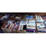 A LARGE COLLECTION OF BOOKS, mostly novels