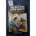 DAVID SHEPHERD: "The Man who loves Giants", signed by the author, fifth impression 1983