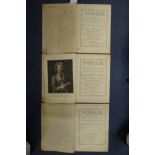 THREE 18TH CENTURY PRINTED MUSIC BOOKS FOR A SONATA FOR THREE, by Arcangelo Corelli, with original