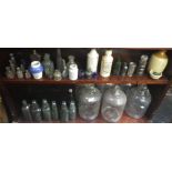 A COLLECTION OF VINTAGE BOTTLES including Codd bottles