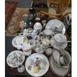 A COLLECTION OF DECORATIVE CERAMICS and dinnerware