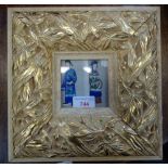 TWO CHINESE PITH PAPER PAINTINGS FRAMED AS ONE