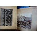 A LARGE COLLECTION OF VINTAGE COLLEGE PHOTOGRAPHS, to include Cambridge football team 1916-17