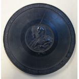 A 1902 CORONATION COMMEMORATION GRAMOPHONE 'PLATE' RECORD, with central Royal portrait (examine)