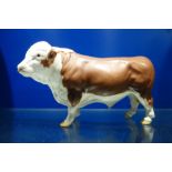 A BESWICK STUDY OF A BULL