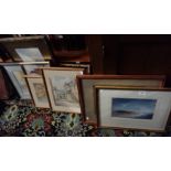 A COLLECTION OF PICTURES AND WATERCOLOURS