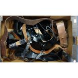 A COLLECTION OF SAM BROWNES and belts