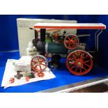 MAMOD; A WORKING MODEL STEAM TRACTION ENGINE with box