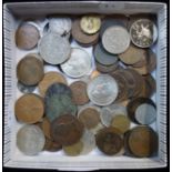 A COLLECTION OF PRE-DECIMAL COINS to include crowns and pennies