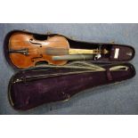 A VIOLIN, with an internal paper label, 'Antonius Stradiuarius Cremonenlis(?) Faciebat Anno 17??'