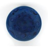 Poole pottery blue glazed charger, 40cm in diameter : For Extra Condition Reports Please visit our