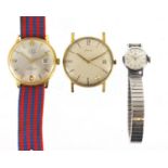 Three wristwatches comprising Ostara automatic, Avia and Tissot : For Extra Condition Reports Please