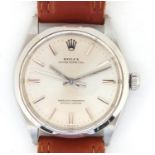 Gentleman's stainless steel Rolex Oyster perpetual wristwatch, the movement numbered 1570,