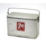 Vintage 7-Up ice cooler, 35.5cm H x 51cm W x 27cm D : For Extra Condition Reports Please visit our