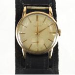 Gentleman's 9ct gold Mappin wristwatch with subsidiary dial, the case numbered 175441, housed in a