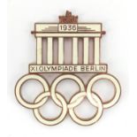 German 1936 Olympic enamel grill badge : For Extra Condition Reports Please visit our Website