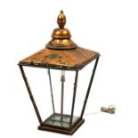William Edgar vintage copper street lantern, 80cm high : For Extra Condition Reports Please visit
