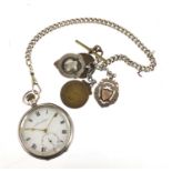 Gentleman's silver Acme Lever silver open face pocket watch, retailed by H Samuel Manchester with