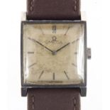 Ladies Omega wristwatch, the movement numbered 20862419, 2.3cm in square : For Extra Condition