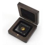 John F Kennedy gold proof five dollars, with certificate and fitted case : For Extra Condition