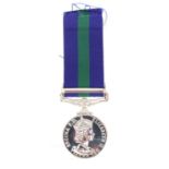 Elizabeth II General Service medal with Canal Zone bar, with box of issue, awarded to