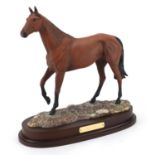 Royal Doulton Red Rum, DA 218 limited edition 147/7500, with certificate and stand, overall 36cm