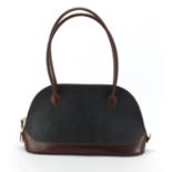 Mulberry black and brown leather handbag, 45cm high : For Extra Condition Reports Please visit our