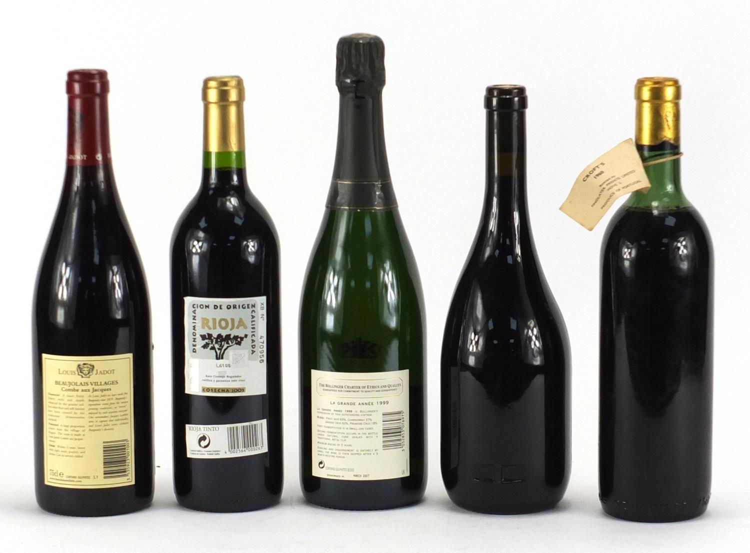 Four bottles of alcohol including a bottle of La Grande Année Bollinger 1999 and Chateau Foureau - Image 4 of 4
