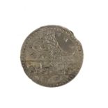 Ottoman Empire Selim III silver coin, 4.6cm in diameter, approximate weight 32.1g (PROVENANCE: