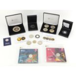 Commemorative coins some silver and proof including The Princess Diana one pound coin, Life and