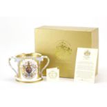 Royal Collection Commemorative Diamond Jubilee loving cup, limited edition 68/1000 with