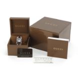 Ladies Gucci Signoria wristwatch, with case and box : For Extra Condition Reports Please visit our