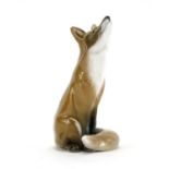 Royal Copenhagen model of a fox, numbered 1475, 15cm high : For Extra Condition Reports Please visit