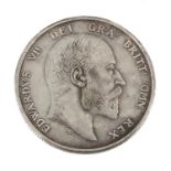 Edward VII 1905 half crown style coin : For Extra Condition Reports Please visit our Website