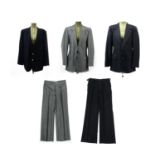 Three Christian Dior evening jackets, two with trousers : For Extra Condition Reports Please visit