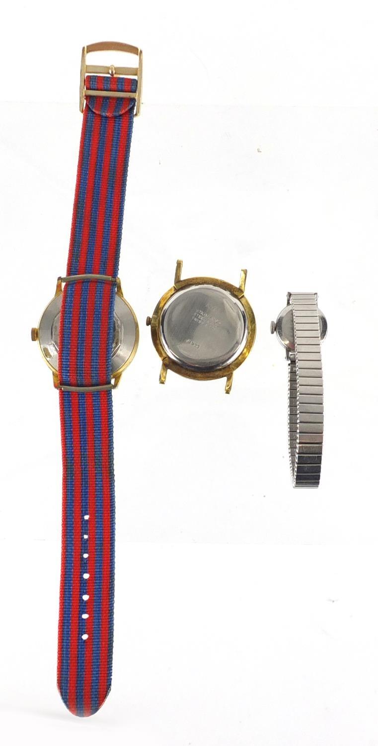 Three wristwatches comprising Ostara automatic, Avia and Tissot : For Extra Condition Reports Please - Image 5 of 6