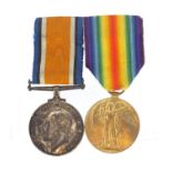 British Military World War I pair awarded to 5159PTE.J.WEBSTER.R.HIGHRS. : For Extra Condition