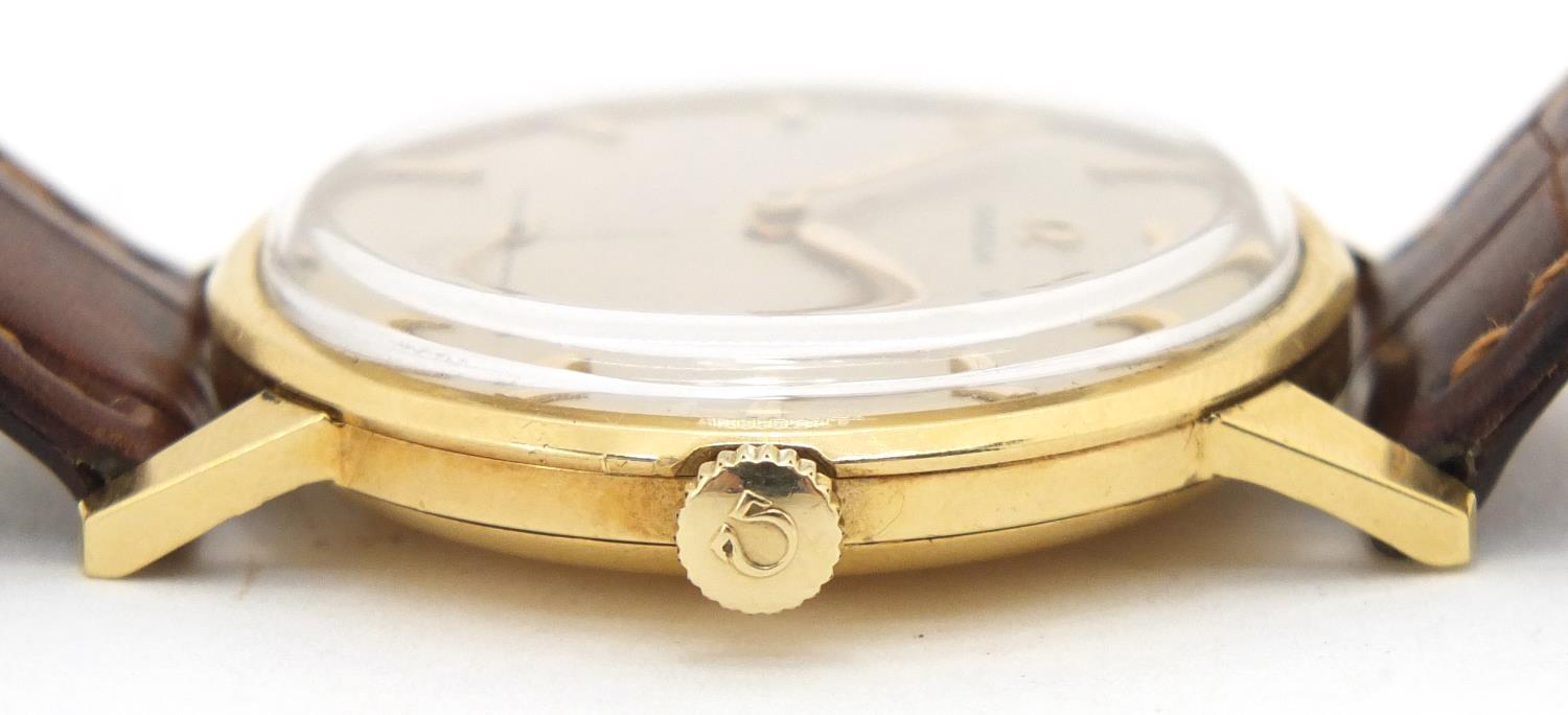 Gentleman's Omega 18ct gold wristwatch, the movement numbered 19191540, 3.5cm in diameter : For - Image 3 of 7